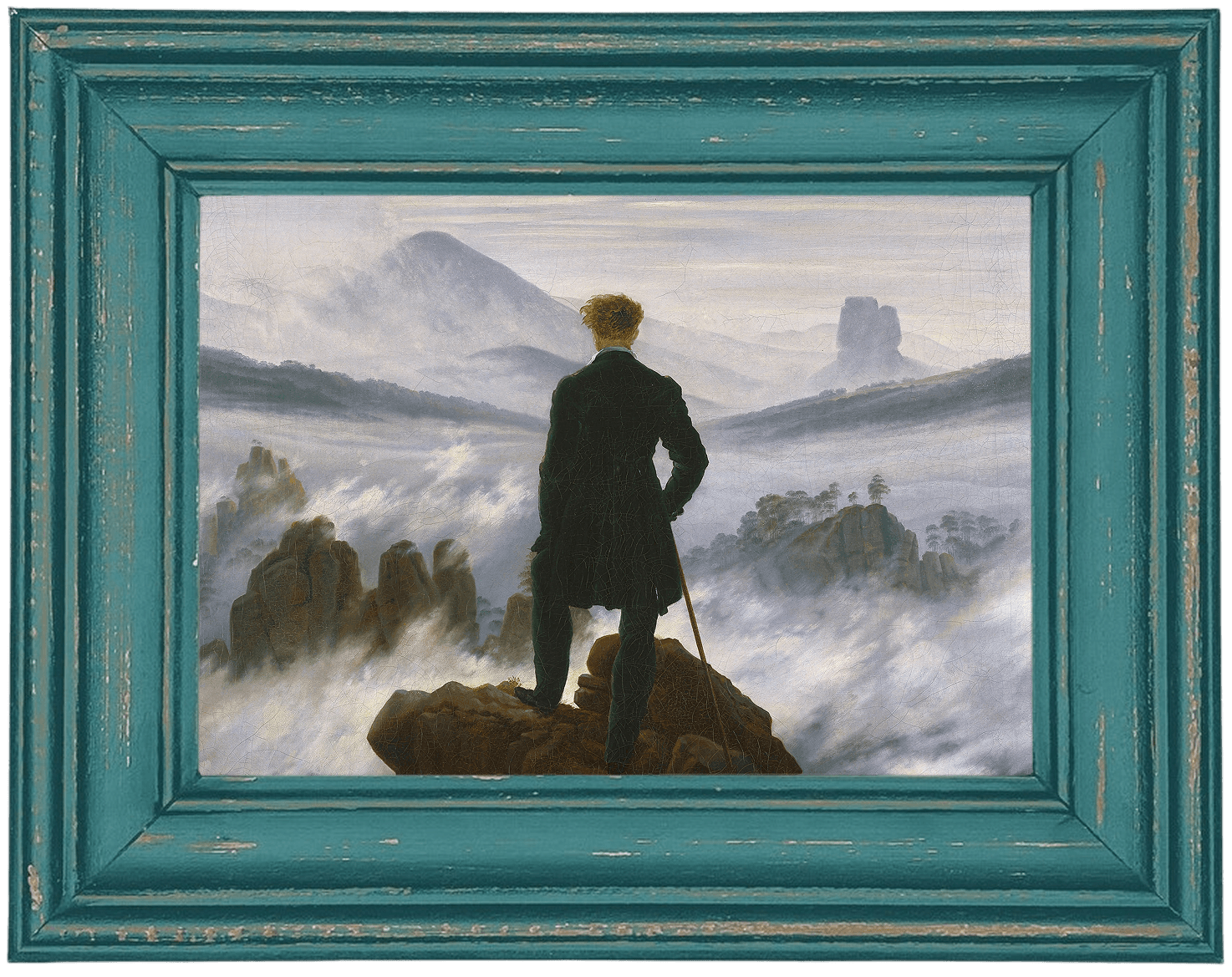 Caspar David Friedrich, Wanderer Above the Sea of Fog, c1817